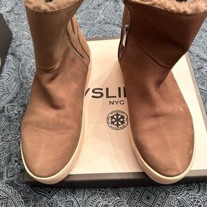 Taupe Nubuck Leather Shoes